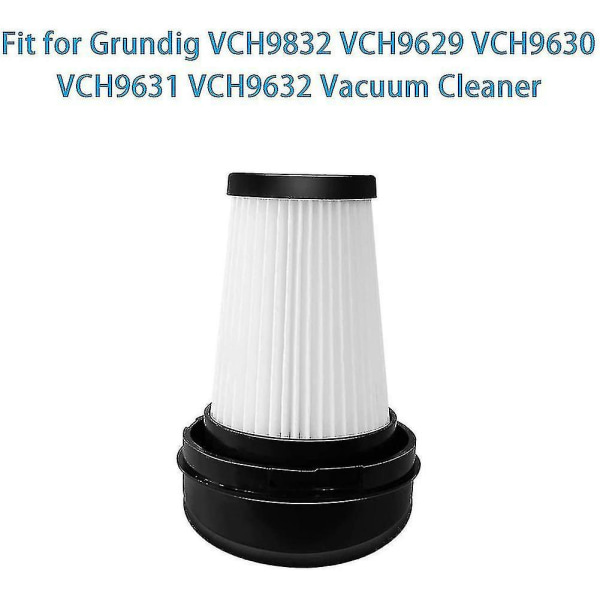3-pack filter kompatibla med Grundig Vch9832 Vch9629 Vch9630 dammsugare