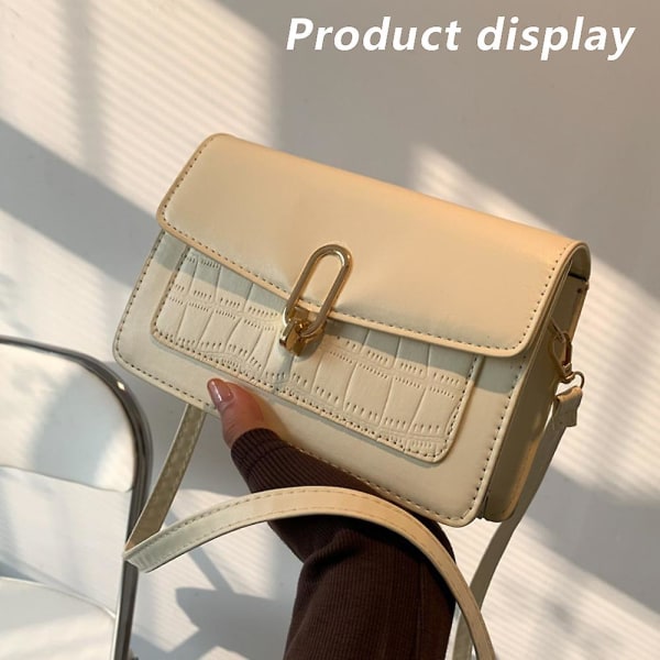 Mode Crossbody-väskor för kvinnor Designer lätta handväskor PurseBeige