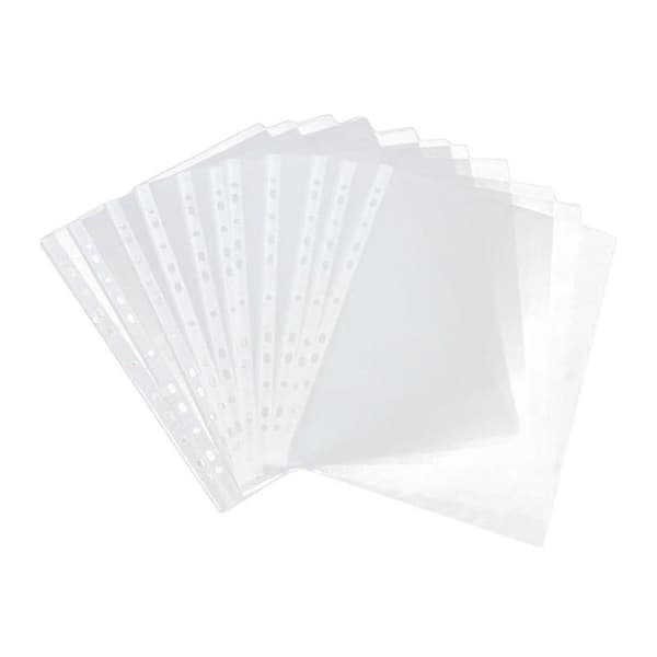 100st Hålslagna Plastfickor