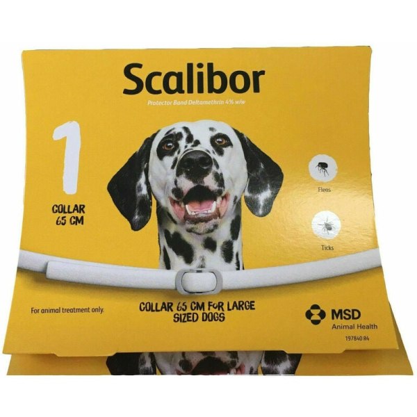 Scalibor Pet ormehalsbånd hundeafvisende halsbånd 65 cm