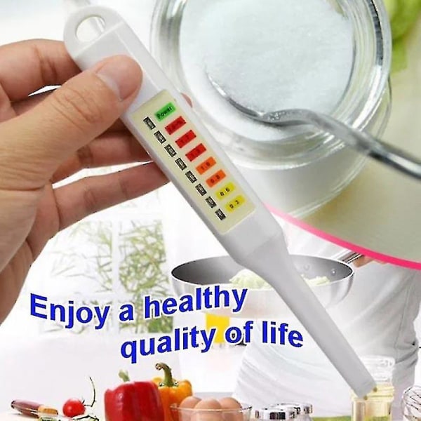 Led Elektronisk Mat Salt Salinity Tester Penna Jord Salinity Meter Vattentät Grönsakssoppa Salinity Meter