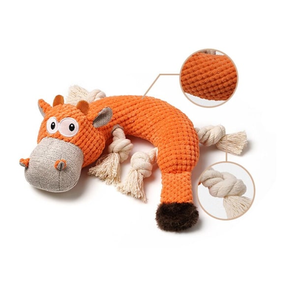 TRIOM Plysch Hund Leksak Hund Leksak Pip Leksak Hund Med Hållbara Material Och Crinkle Papper Interaktiv Tugga Leksaker För Små Medelstora Hundar