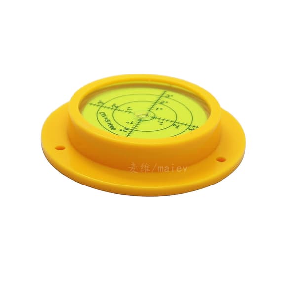 Precision Spirit Bubble Level Degree Mark Surface Round Circular Measuring Kit 90x17mm-1