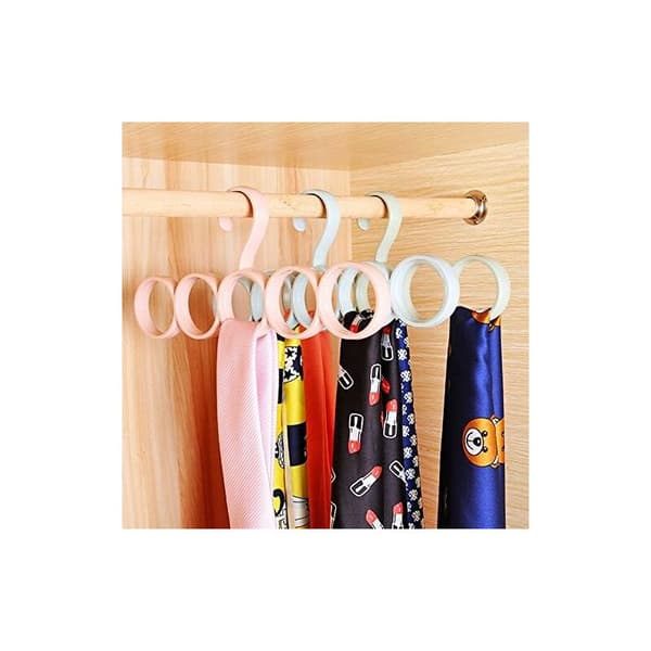 5 Ring Sjalholder Sjal Bindearrangør Nordisk Pink