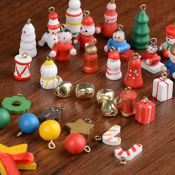 Julgran Artificiell Trä Grön Bordsdekoration Med Mini Jul