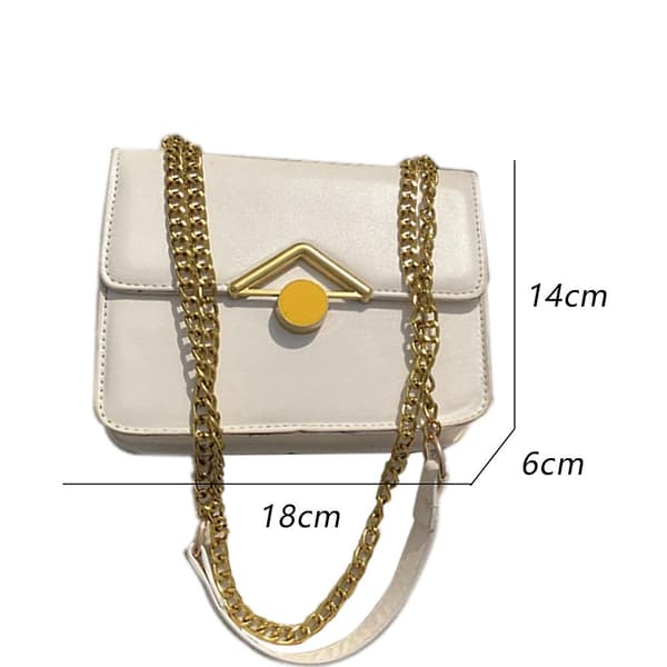 Crossbody-väskor för kvinnor - Sadelväska med lock