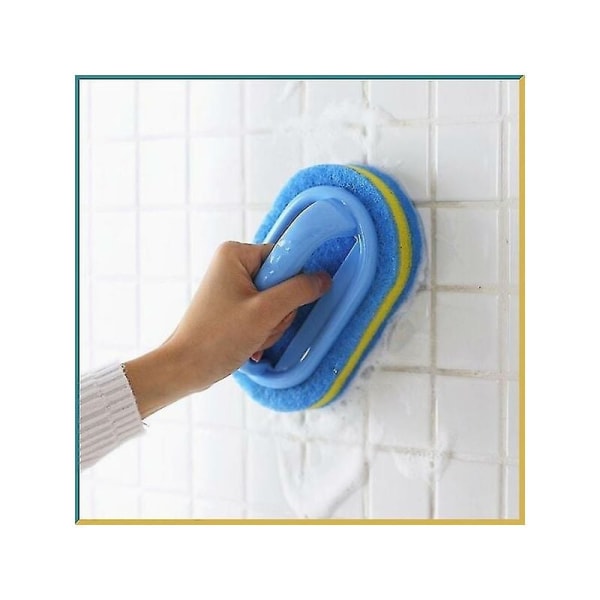 Svampe Wipe Badeværelse Flisebørste Badekar rengøringsbørste Værktøj Tilbehør