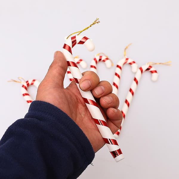 1 set med 12 kryckor julgranshänge