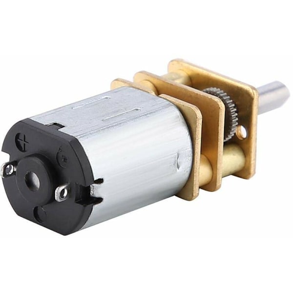 DC 6V 1:1000 korkea vääntömomentti vaihdemoottori, 10/15/20RPM älykäs robottiautoleluvaihdemoottori, mallilentokoneen leluvaihdemoottori (6V 10RPM)