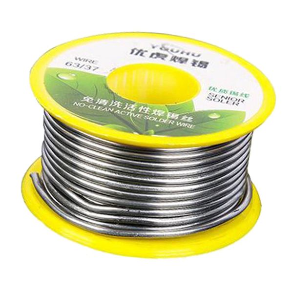1,0 mm diameter 50 g 63/37 fint tennblylod 2 % fluss elektrisk lödning