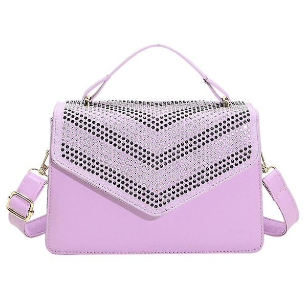 Crossbody-väska, designer, aftonväska, clutch, handväska för bröllop/bal/fest, lila