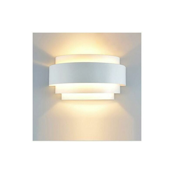 LED-vägglampa enkel design inomhus metall vägglampa sovrum trappor varmvit