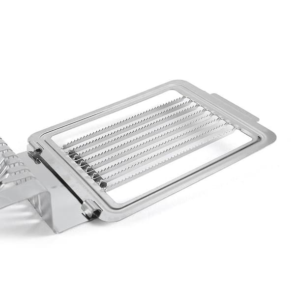 Ägg Slicer Rostfritt Stål Ägg Hårdkokta Metall Enkel Skärare Sektion Hackare Yo