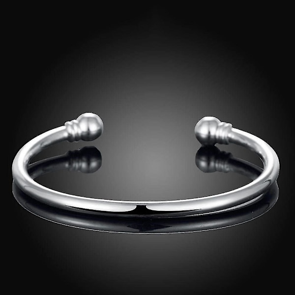 Armband, Snyggt Enkelt Öppet Bangles Två Pärla Manschett Smycken För Kvinnor-26