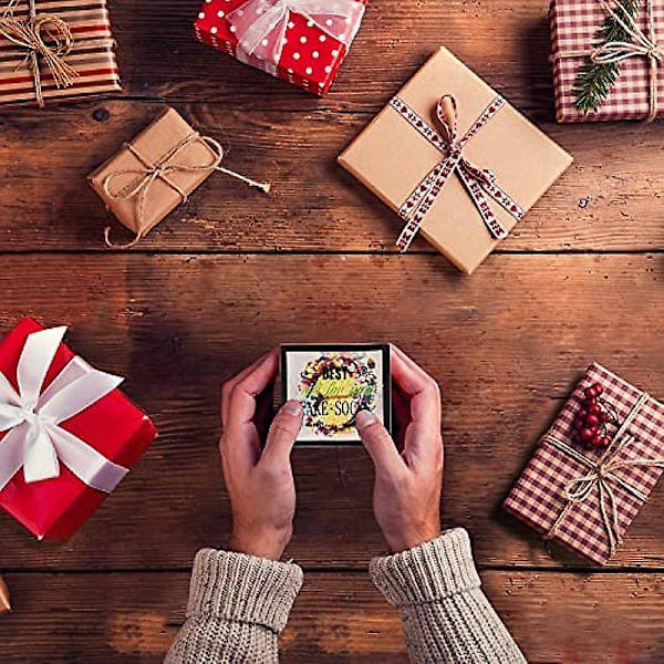 Present till kvinnor gosiga strumpor dam, roliga strumpor presentidéer julklapp till vän, fluffiga strumpor julklappar