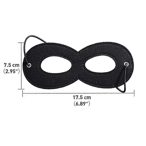 11 stycken filt 8 ord ögonmask för din maskerad födelsedagsfest-1