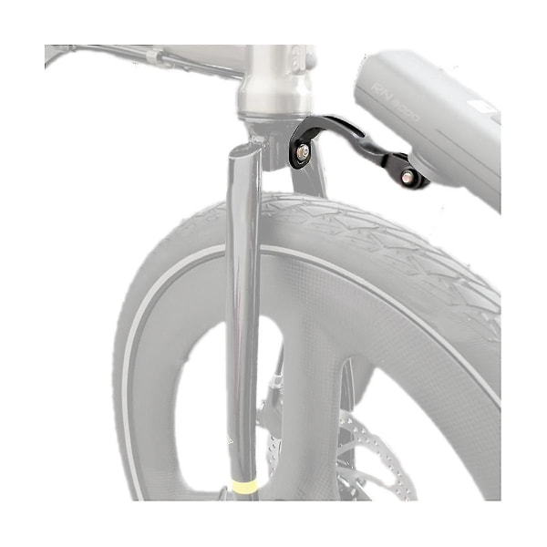 Cykelfrontljusfäste för hopfällbar cykel, hopfällbar cykelkamera för ljusfäste, silver