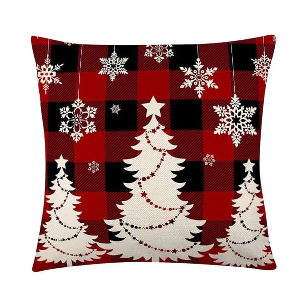Julklapp Heminredning Bomullslinne Kuddfodral Soffa Midjekudde