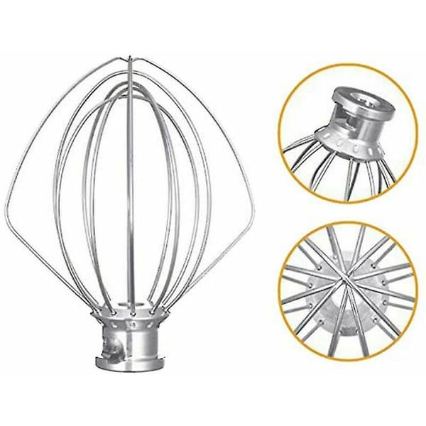 5k452ww Visp i rostfritt stål för Kitchenaid köksmaskiner