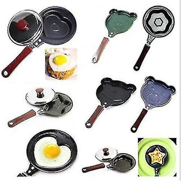 Kreativ frukostgryta Mini stekpanna Non-stick äggpannkaka stekpanna - Groda-9