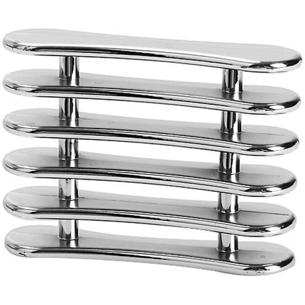 Nagellackborsthållare UV-gelpenna Display Organizer Makeup Brush Stativ för nageldesignverktyg Silver
