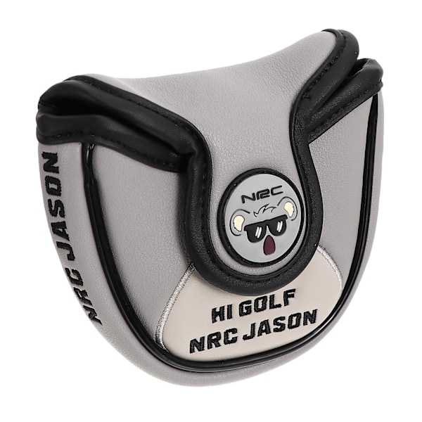 Golfs Pusher Sleeve PU Golfs Putter Cover Halvcirkelformad Golfs Putter Sleeve