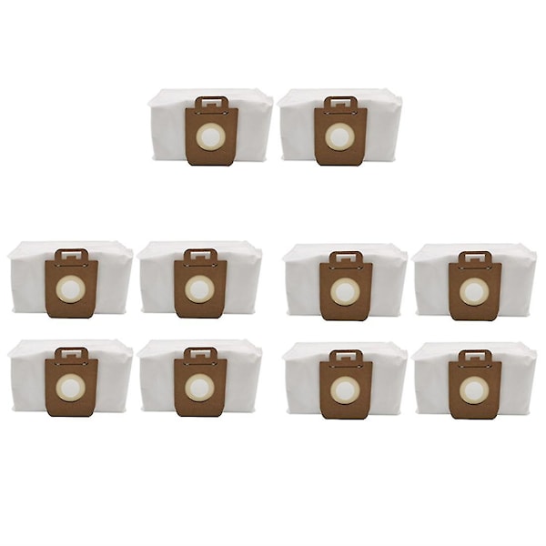 10-pack Ersättningsdammsugarpåsar för Nilfisk Power P10 P12 P20 P40