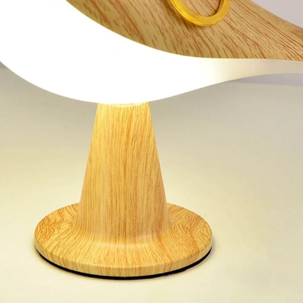Skata Aromatpie LED-dekorationsljus Sovrumssäng Fågel Nattljus Uppladdningsbar Touch Control Atmosfärslampa Bordslampa