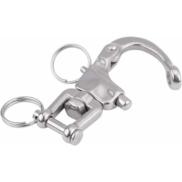Drejelig karabinhage, Quick Links Quick Release fjederkrog til sejlbåd Halyard både i 316 rustfrit stål