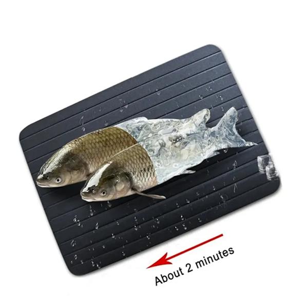 29,5*20,8 cm Avfrostningsbricka Avfrostningsplatta upp till 5 gånger snabbare avfrostning expressavfrostning