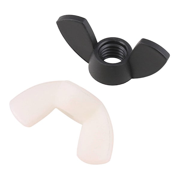 Vingmutter i plast, material: nylon/polyamid (12 st)