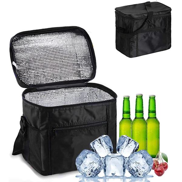 Liten kylväska picknickväska hopfällbar varm väska lunchväska utomhus resor picknick camping
