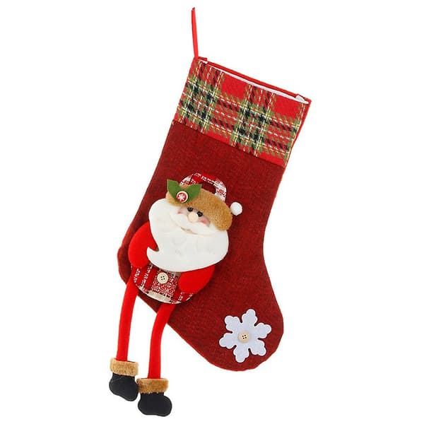 3st julgranskulor Ornament Säckväv