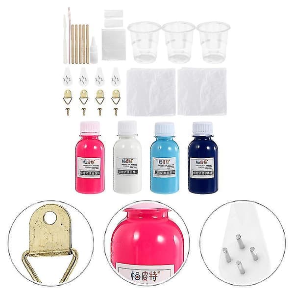 1 set Akrylfärg Pigment