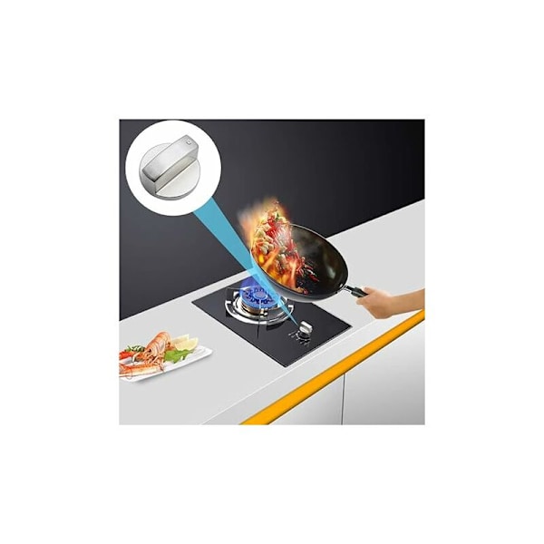 6-pack 6 mm Gasspisreglage i zinklegering, Universal Ugnsreglage, Köksreglage, Spisreglage