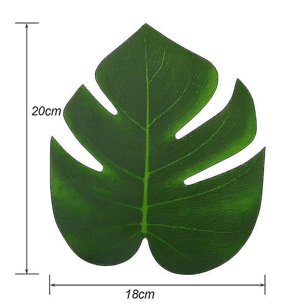 12 st konstgjorda tropiska blad-1