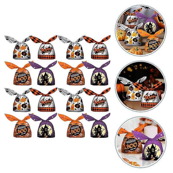 200 st Halloween Förvaringspåsar
