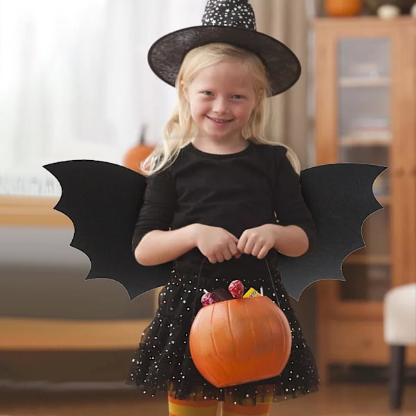 Bat Wings Cosplay rekvisita Svart