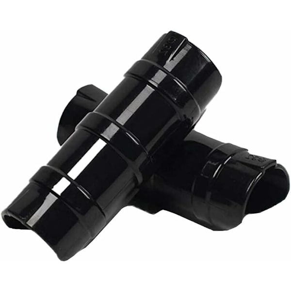 24 st Trädgårdsbyggnader Rörklämma PC Växthusram Rörklämmor Rörfilmklämma för växthus Banner Rambodar Svart 19Mm