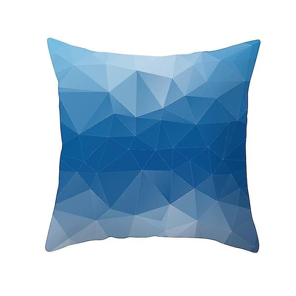 Geometrisk Tryckt Polyester Kvadratisk Kuddfodral Soffa Kastkudde Överdrag Heminredning