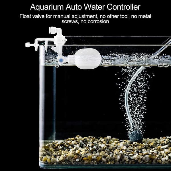 Automatisk påfyllningssystem för akvarium i plast, justerbar flottörventilinstallation