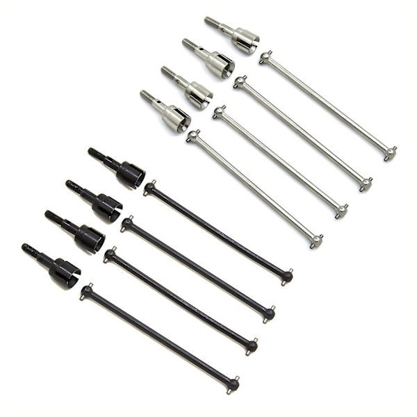 4 st ståldogbone drivaxel och axelersättning 08029 02033 för 94111 94108 94170 1/10 Rc bilpar