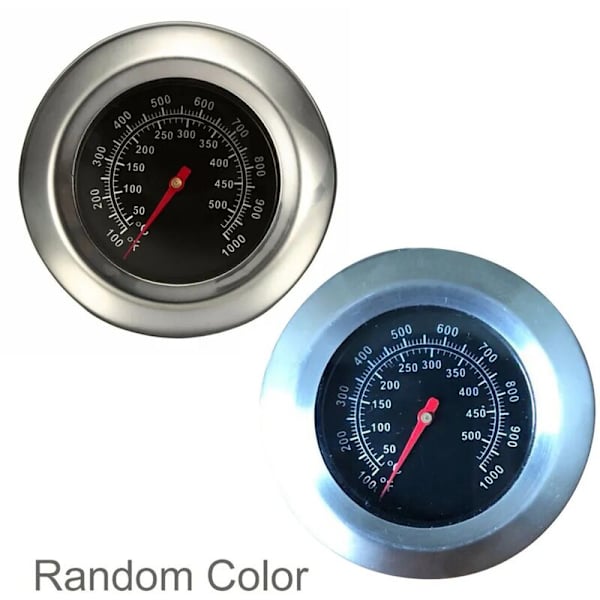 NYT 50 - 500℃ BBQ-termometer stegetermometer rustfrit stål gasgrill grilltermometer