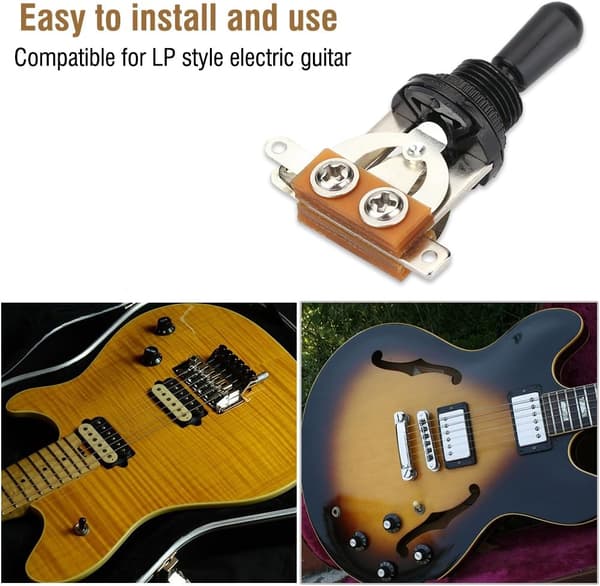 3-vägs gitarrväljare, metallgitarr pickups