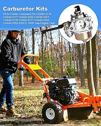 Högpresterande förgasarmontering för Kohler Command Pro CH440 14HP bensinmotor