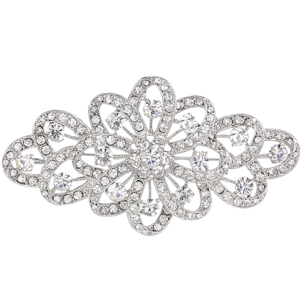 Kristallbrosch, brudbrosch, brudbrosch smycken, brudkläder accessoarer