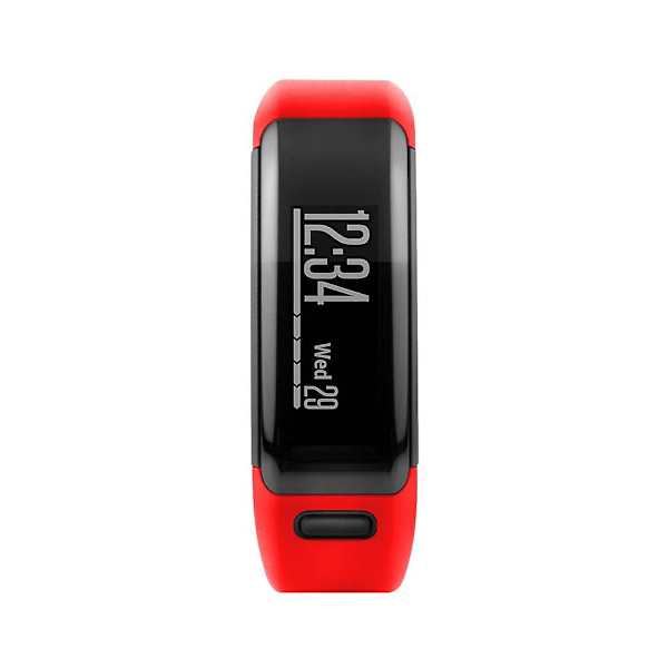 För Garmin Vivosmart Hr SilikonbandRöd
