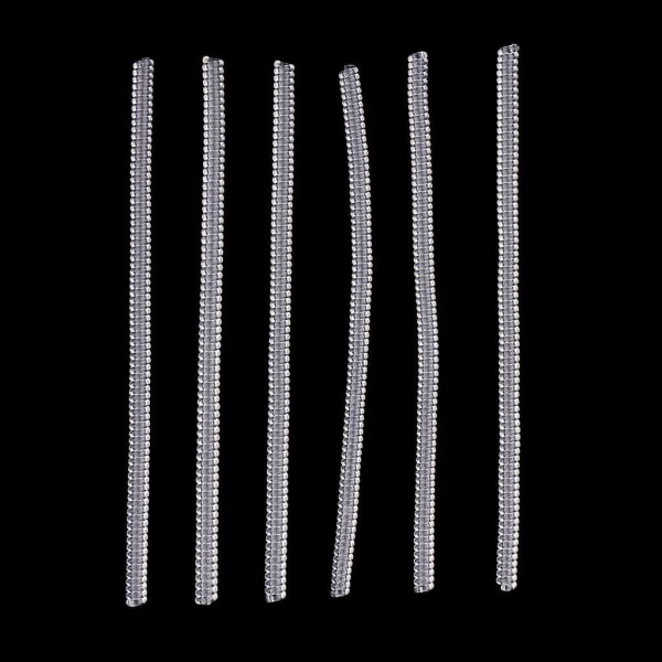 6 st ringstorleksjusterare - Universal passform - 10 cm lång - Genomskinlig, 6 st 3 mm