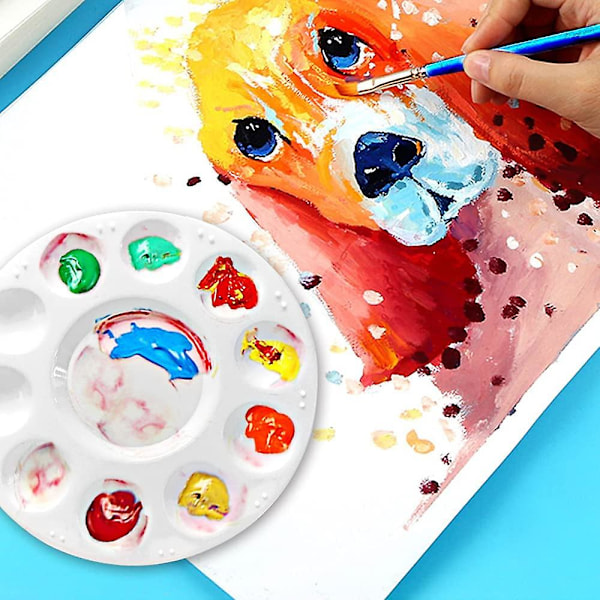 Paint Tray Palette, Plast Paint Paint för barn att måla i skolan - 28 stycken