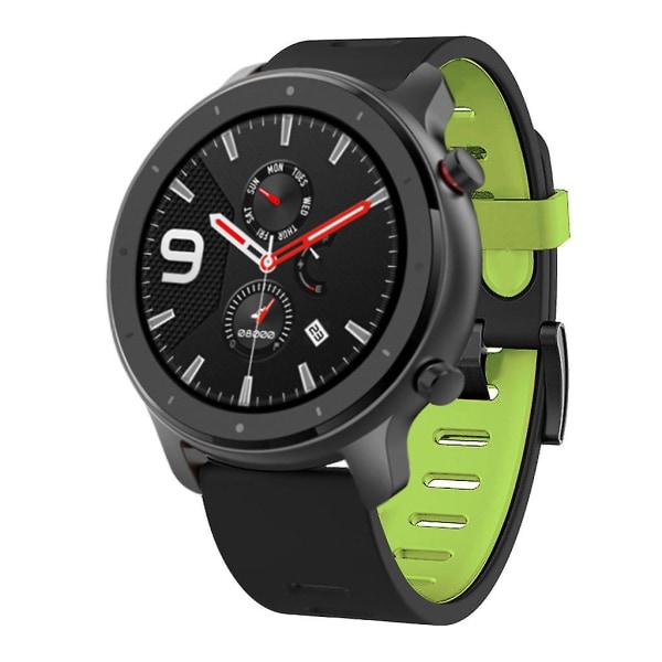 Huami Smartwatch Gtr 47mm Dual Colour Sports Armband 22mmGrön